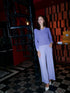 Lavender Contrast Sweatshirt